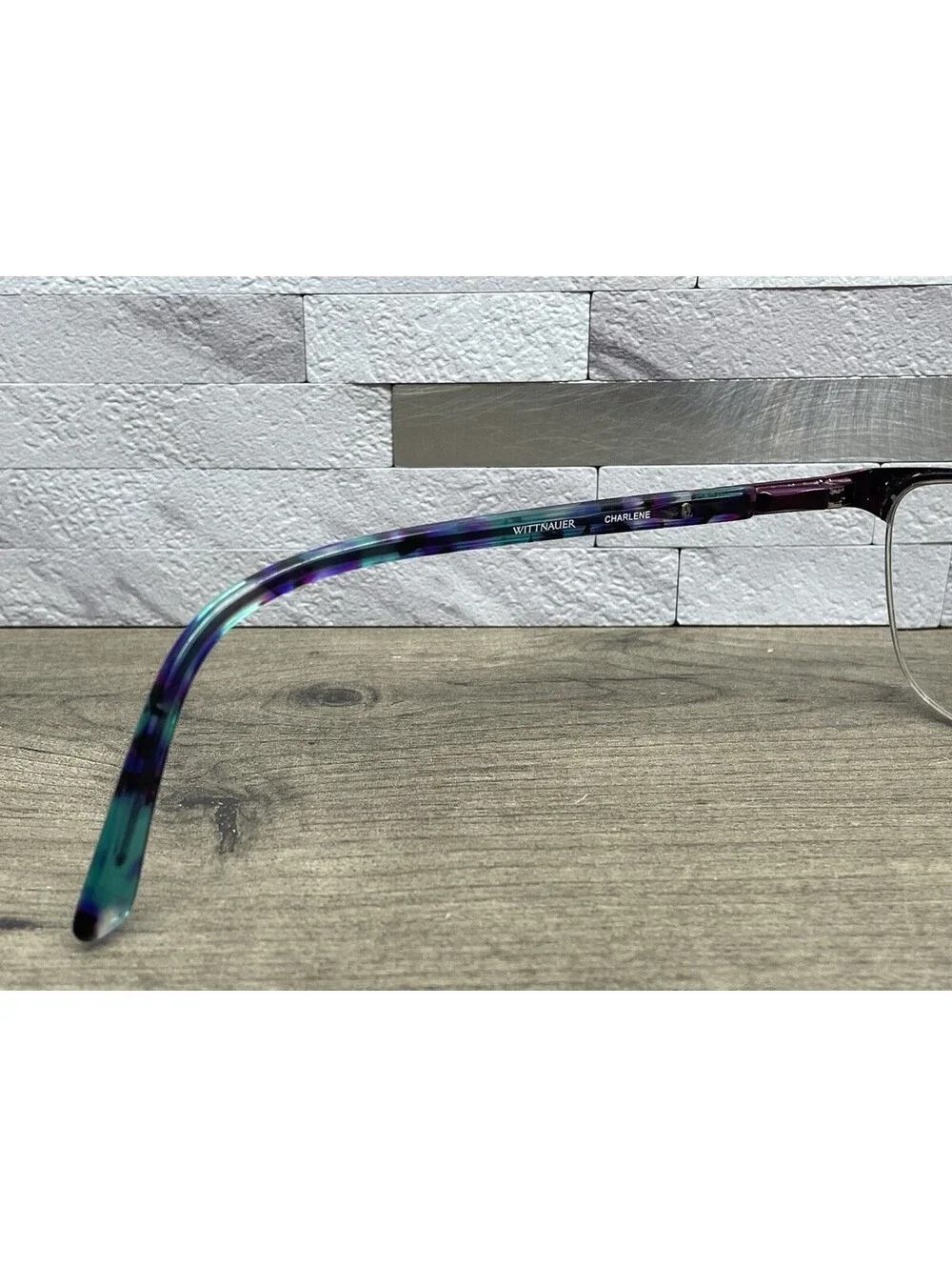 Wittnauer Eyeglasses, Frames Only, Charlene, 54-16-145, Metal/Plastic, Violet